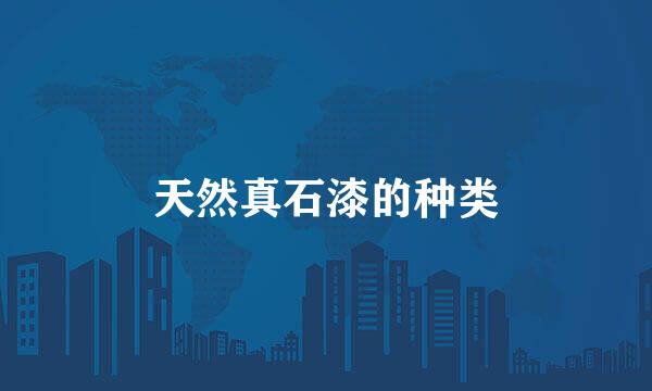 天然真石漆的种类