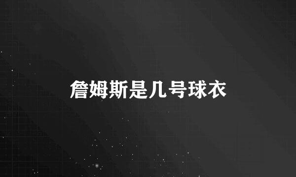 詹姆斯是几号球衣