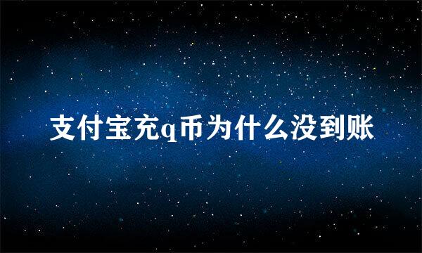 支付宝充q币为什么没到账