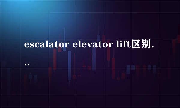 escalator elevator lift区别是什么？哪个是直上直下的