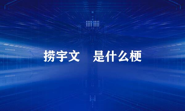 捞宇文玥是什么梗