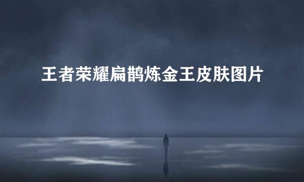 王者荣耀扁鹊炼金王皮肤图片