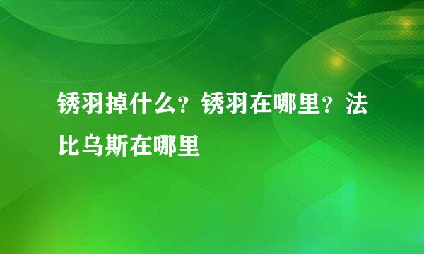 锈羽掉什么？锈羽在哪里？法比乌斯在哪里