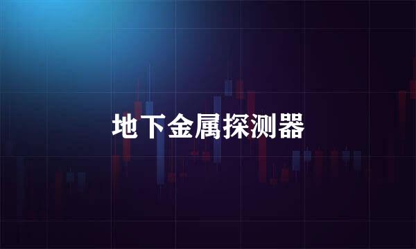 地下金属探测器