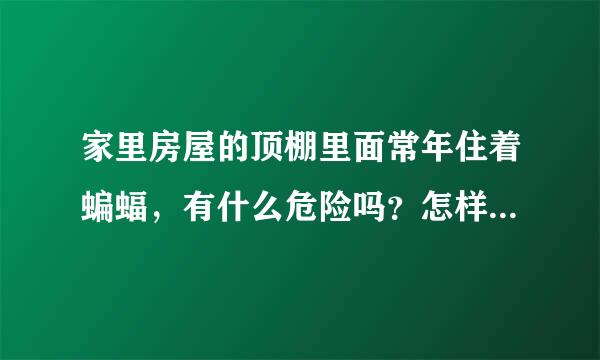 家里房屋的顶棚里面常年住着蝙蝠，有什么危险吗？怎样才能赶走它们呢