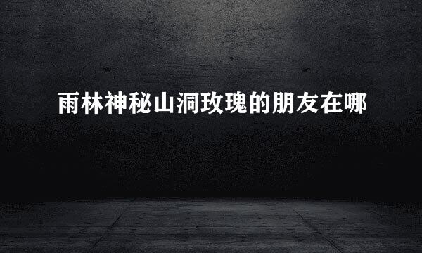 雨林神秘山洞玫瑰的朋友在哪