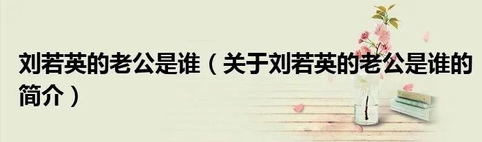 刘若英的老公是谁（关于刘若英的老公是谁的简介）