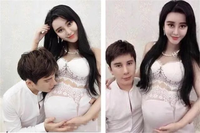 网红孕妇用8年整成范冰冰，丈夫整成李晨，他们的孩子长成啥样？