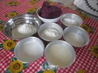 第一次学做月饼@@【紫薯冰皮月饼】