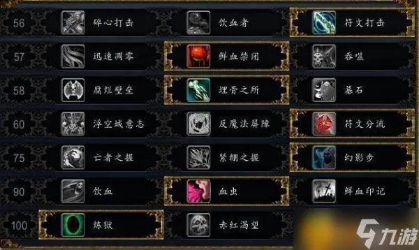 魔兽世界9.1血dk天赋怎么加点 血dk天赋加点方法分享