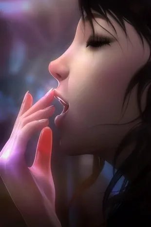 韩18禁3D游戏《女王之刃》主角超级性感壁纸