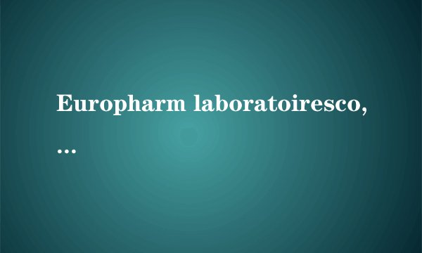 Europharm laboratoiresco,,lt d Hongkong是个地址?