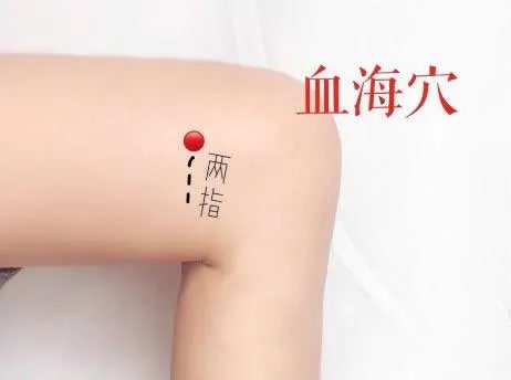 按摩最快1分钟催经图 女人催经学位图解