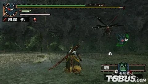 PSP《怪物猎人2G》新BOSS 女王蜂讨伐之太刀篇