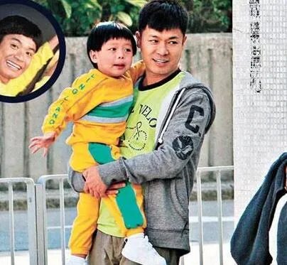 郭晋安儿子照曝光 人缘好多粉丝