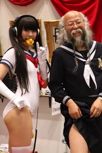 大叔和水手服の禁断之爱 《水手服大叔传说》登场