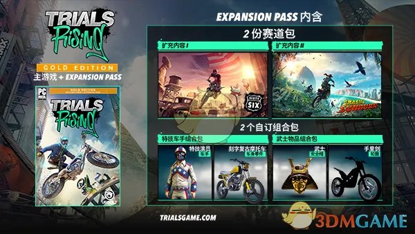 《特技摩托:崛起》各版本内容一览