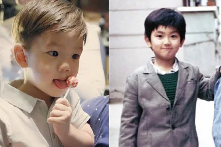 杜江曝童年照  嗯哼长得这么帅气是有原因的
