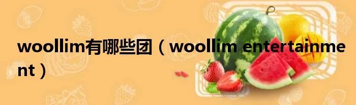 woollim有哪些团（woollim entertainment）