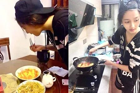 关晓彤想演打女  国民闺女在家素颜做饭曝光