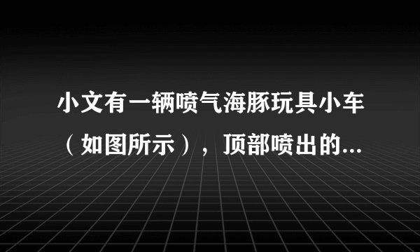 小文有一辆喷气海豚玩具小车（如图所示），顶部喷出的气流可以把小球顶起一定高度，小车移动，小球也会跟着移动，并且不会轻易从气流旁侧跌落。这里用到的物理知识是    。下河游泳时，因为岸边河水流速小压强    ，河心河水流速大压强    ，贸然下去很容易被河水推向河心深处，造成溺水事故。