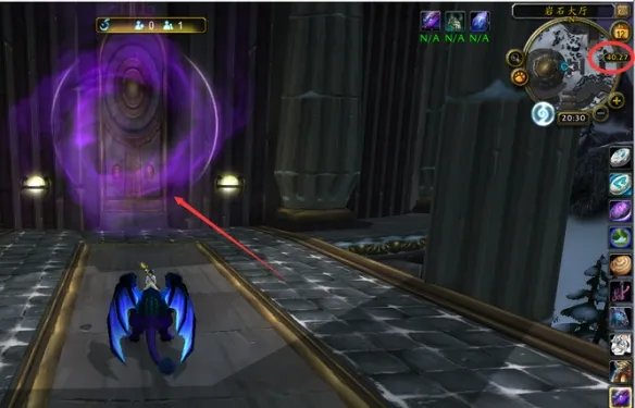 《魔兽世界》岩石大厅副本入口位置