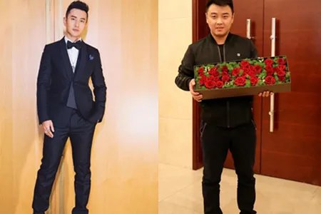 黄晓明拜师王皓 立志要学习乒乓球