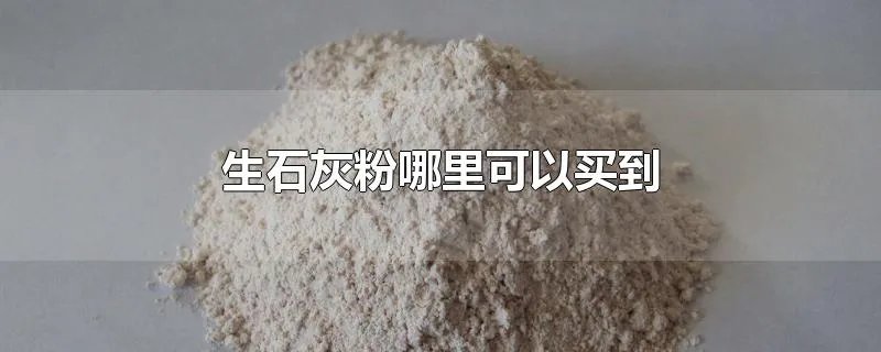 生石灰粉哪里可以买到