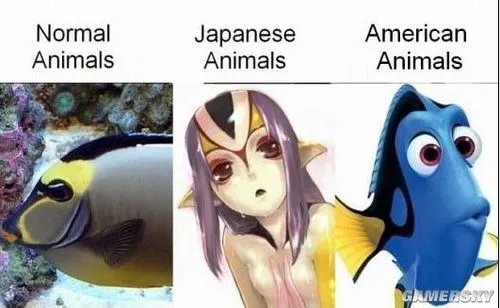美国动物vs日本动物 十图解读日美动漫文化差异