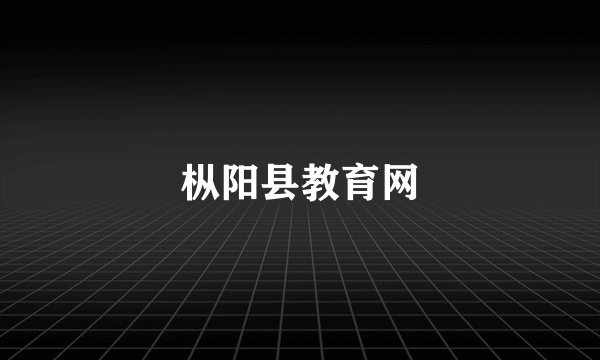 枞阳县教育网