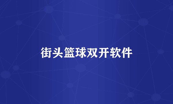 街头篮球双开软件