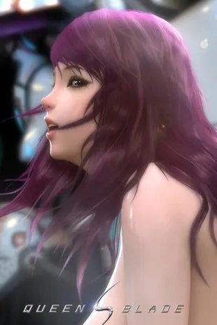 韩18禁3D游戏《女王之刃》主角超级性感壁纸